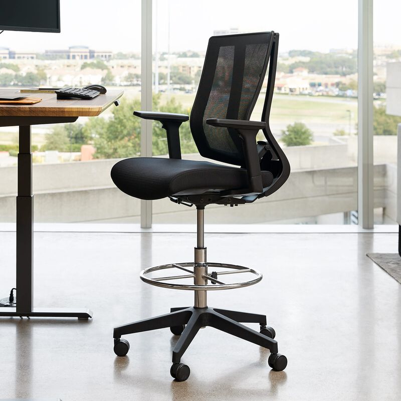Drafting Chair Tall Office Chair for Standing Desk Drafting Mesh Table Chair